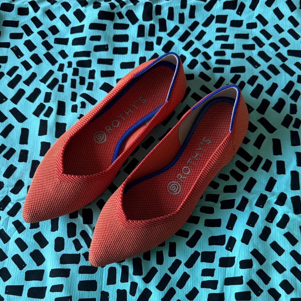 Rothy's Women's Coral Pointed Flats